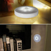0.3W White Light Round Shape LED PIR Sensor Light , 6 LEDs 30 LM SMD-3528 for Cabinets