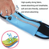 3PCS Outdoor Sports Large Capacity Portable Sweatproof Waist Bag(Blue)