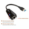 DIE WU TXA042 Realtek 8153 USB 3.0 to Gigabit Ethernet RJ45 LAN 10/100/1000Mbps Network Card Adapter