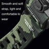SMAEL 1545D Time Men Anti-falling Night Light Alarm Waterproof Sports Watch(Camouflage Red)