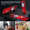For Samsung Galaxy Z Flip6 360 Rotation Ring Holder MagSafe Shockproof PC Phone Case(Red)