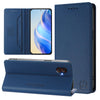 For Samsung Galaxy XCover 6 Pro RC01 Dual-Folded Magnetic Suction RFID Leather Phone Case(Dark Blue)