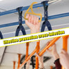 Bus and Subway Non-Contact Safety Protection Handrail Keychain(Silver)