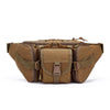 D05 Outdoor Sports Waterproof Waist Bag Fishing Multifunctional Chest Bag, Size: Free Size(Khaki)