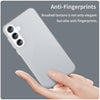 For Samsung Galaxy A55 5G Frosted Translucent TPU Hybrid PC Full Coverage Phone Case(White)