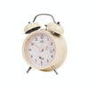Student Cute Style Bell Alarm Clock Bedside Mute Clock With Light Specification Y34 3 Inch (Beige)