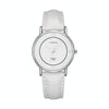 YAZOLE 279 Business Casual Analog Quartz Couple Watch(White Tray White Belt Small)