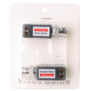 2x Passive Video Balun CCTV Cat5 to BNC Extender 600m Grey