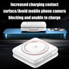 Folding 3 In 1 Wireless Charger For iPhone, Galaxy, Huawei, Xiaomi, LG, HTC and Other QI Standard Smart Phones (Black)