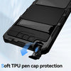 For Samsung Galaxy S25 Ultra 5G R-JUST Life Waterproof Dustproof Shockproof Holder Phone Case(Black)