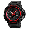 SKMEI 1343 Men Outdoor Sports Waterproof Watch Student Digital Watch(Red Black)
