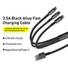Baseus CAMLTWJ-01 1.5m 3.5A USB to 8 Pin + USB-C / Type-C + Micro USB 3 in 1 Fast Charging Data Cable(Black)