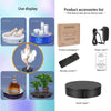 22cm Charging Rotating Display Stand Video Shooting Turntable, Load: 50kg, Power Plug:EU Plug(White)
