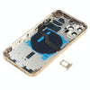 iPhone 12 Pro Gold Back Cover Assembly w/Side Keys & Wireless Charging