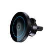 R-JUST CZ04 15W Rotatable Magnetic Car Wireless Charger Phone Holder for iPhone 12 / 13 Series(Black)