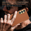 For Samsung Galaxy A26 5G AZNS Electroplated Edge Carbon Fiber Texture Phone Case(Black)