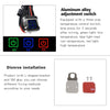 WUPP ZH-983C1 Motorcycle Modified Intelligent Electric Heating Hand Cover Heated Grip Handlebar with Three Gear Temperature Control(Black)