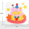 Montessori DIY Embroidery Board Kindergarten Children Cartoon Wool Stitching Material Kit, Style: Bear