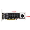 PCI-E X16 to M.2 M-key NVME X4 SSD RAID Array Expansion Adapter Support 2242/2260/2280/22110(PH44Plus)