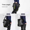 Rhinowalk Bicycle Backpack Full Waterproof Shelf Bag 25L Unilateral Frame Bag Long-distance Travel Bicycle Bag(Black Green)