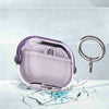 For Apple Beats Studio Buds / Buds+ Headphones Shape Clear Acrylic Headset Protective Case(Purple)