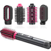 4 In 1 Hair Dryer Curling Straight Comb Hot Air Comb(US Plug)