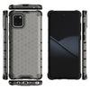 For Galaxy Note 10 Lite Shockproof Honeycomb PC + TPU Protective Case(Black)