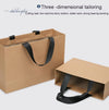 Buff Shopping Kraft Paper Bag Handbag, Size:L