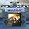 POWKIDDY RGB30  4 Inch IPS Screen Handheld Game Console Built In WIFIBluetooth 16GB+256GB(Black)