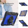 For Samsung Galaxy Tab S8 11 inch SM-X700 Silicone + PC Tablet Case(Black+Dark Blue)