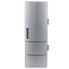 3.5W USB PC Mini Fridge Beverage Drink Cooler / Warmer, Size: 24.5 x 10.8 x 8.3cm(Silver)