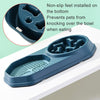 Slow Feeder Dog & Cat Bowl (Blue) - Anti-Gulping Lick Bowl