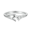 SCR1069 S925 Sterling Silver Plated With Platinum Hand-In-Hand Shape Ring(6)