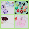 1 Packet Sun Flower Imitation Pearl Patch DIY Mobile Phone Hair Accessories Environmental Protection Patch(Creamy-white)