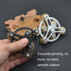 Four Gear Silver Linkage Fidget Spinner Decompression Toy