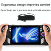 For ASUS ROG Ally Game Console Silicone Protective Cover + Button Cap Set Pocket Gaming Accessories(Black)