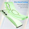 For Samsung Galaxy S24 FE 5G MagSafe Frosted Translucent TPU + PC Full Coverage Phone Case(Green)
