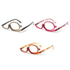 Makeup Presbyopic Glasses Monolithic Reading Glass Magnifying Glass, Degree: +350(Tea Color)
