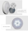 0.3W White Light Round Shape LED PIR Sensor Light , 6 LEDs 30 LM SMD-3528 for Cabinets
