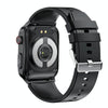 E500 1.83 inch HD Square Screen TPU Watch Strap Smart Watch Supports ECG Monitoring / Non-invasive Blood Sugar(Black)