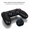 Wireless Bluetooth Diamond Texture Shock Touch Plate Game Handle Controller with Smart Indicator for Sony PS4(Red)