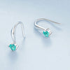 S925 Sterling Silver Elegant Green Earrings(BSE1029)