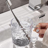 Transparent Water Ripple Mouthwash Cup Household Couple Toothbrush Cup(Gray)