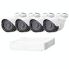 720P Wireless NVR Kit - 4x 1MP IP Cameras, Night Vision, Motion Detection