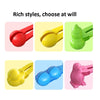 2 PCS  Large Double Ball Children Winter Outdoor Playing With Snow Grippers Snowball Fight Tools, Random Color Delivery