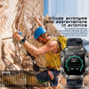 LEMFO KR80 2.0 inch BT5.1 IP67 Sport Smart Watch, Support Bluetooth Call / Sleep / Blood Oxygen / Heart Rate / Blood Pressure Health Monitor(Black+Camouflage)