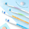 SANXIAO Deep Cleansing Soft Toothbrush / pc Random Color