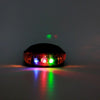 Shell Shape Bicycle Safety Rear Warning Tail Light with 2 Laser Beams and Colorful Lights