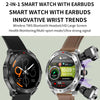 T95 1.52 inch BT5.0 Smart Sport Watch with Earbuds, Support Bluetooth Call / Blood Oxygen / Heart Rate / Blood Pressure Health Monitor(Silver)