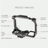 YELANGU C15-A YLG0711A-A01 Video Camera Cage Stabilizer for Nikon Z6 / Z7 (Black)